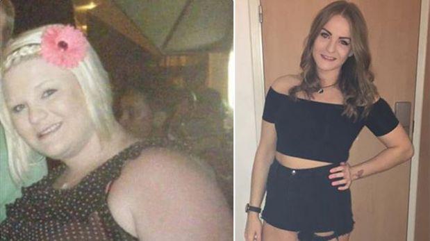 Keeley Farrar bajó 70 kilos gracias a una rigurosa dieta y una rutina de ejercicios (Foto: Internet).