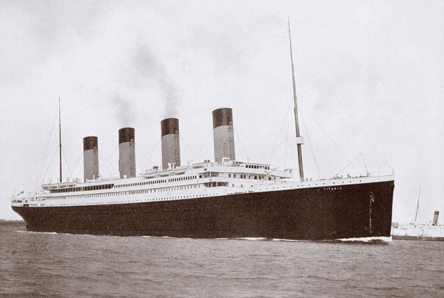 El RMS Titanic que se hundió el 14 de abril de 1912.