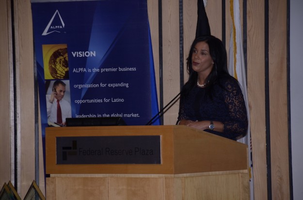 ALPFA National President, Yvonne García.