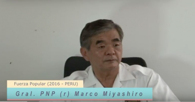 El general Miyashiro habla de los planes de Fuerza Popular para “acabar con la delincuencia”.