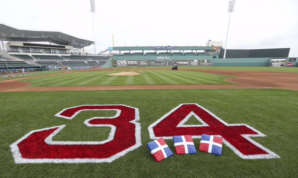 Así lució el estadio en el último partido de pretemporada de David Ortiz. Foto: Red Sox