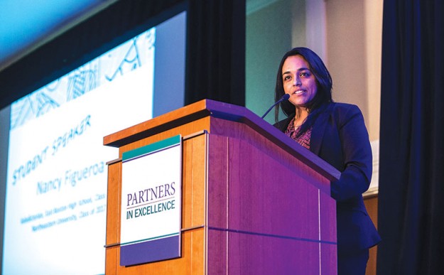 ➥➥ “Gracias por todo Mass Insight Education, continúen dando la ayuda a los estudiantes, lo necesitamos”, Nancy Figueroa durante los Mass Insight Education Award.