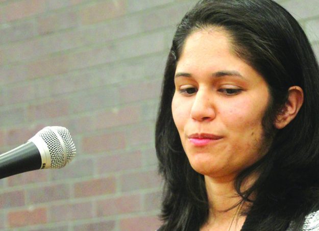 Alysha Carrasquillo decidió regresar a Lawrence después de graduarse de la prestigiosa Universidad Brown en Providence, R.I. y Middlebury Institute of International Studies en California.