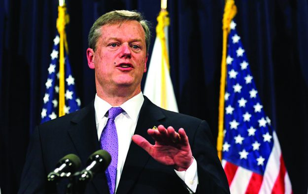 Charlie Baker, gobernador de Massachusetts.