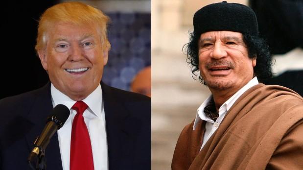 "Yo hice negocios con Muamar Gadafi, disculpe. Le alquilé un terreno. Me pagó más por una noche que lo que valía ese terreno en un año o dos", dijo Donald Trump en el 2011 (Foto: Reuters).