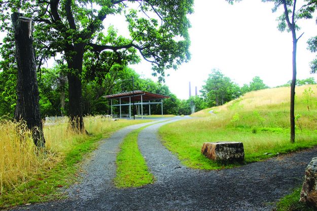 ➥➥El parque Ferrous cuenta con muchos caminos para pasear o hacer ejercicio. Foto: Yadira Betances.