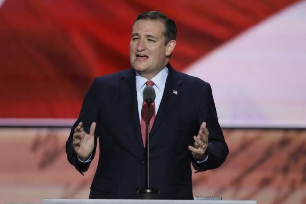 Ted Cruz no endosó a Donald Trump en la convención republicana. Foto: AFP.