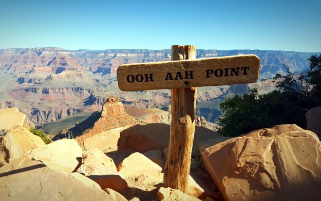 La mujer cayó cerca del Ooh Aah Point.