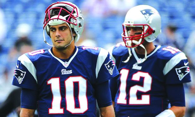 31-pats_Garoppolo y Brady pic