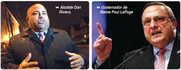 Alcalde Rivera y gobernador de Maine