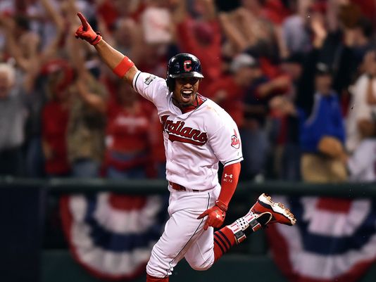 El dominicano Francisco Lindor conectó un cuadrangular en la tercera entrada. Foto: USA Today.