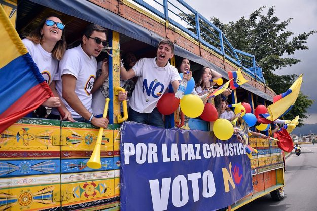 Una Colombia dividida le dijo "no" a la paz con las FARC. Foto: CNN