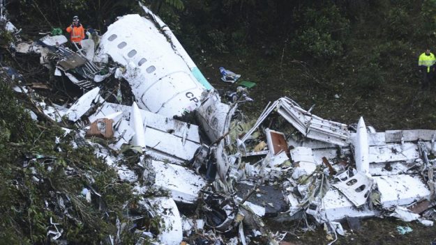 El accidente aéreo que dejó 71 muertos y seis sobrevivientes.