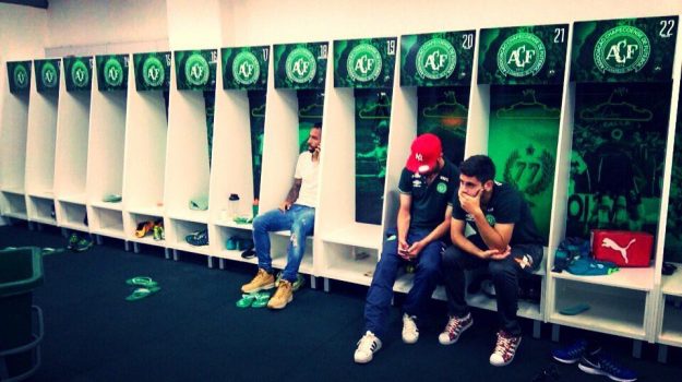 Los jugadores de Chapecoense que no viajaron a Colombia.