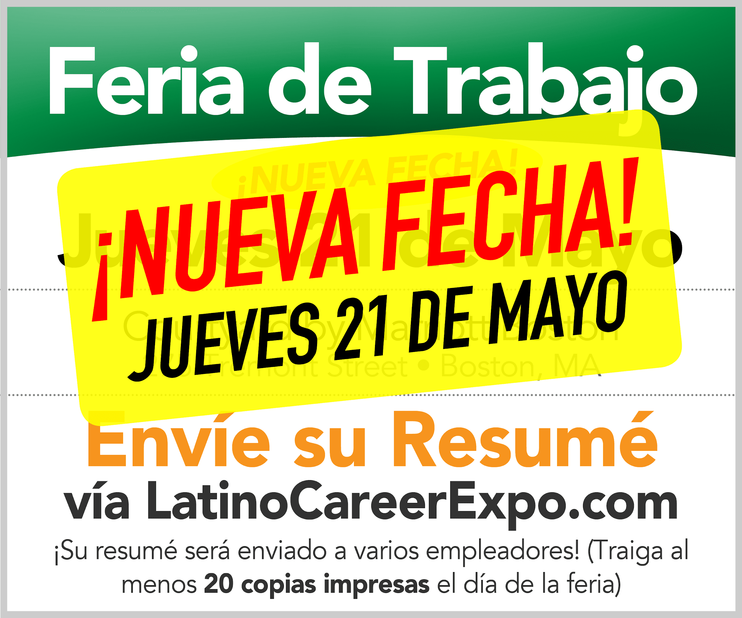 Latino Career Expo. Nueva fecha