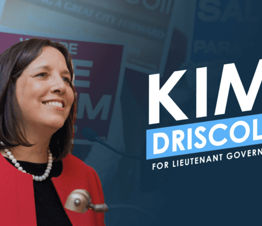 Alcaldesa Kim Driscoll sigue su campaña para vicegobernadora