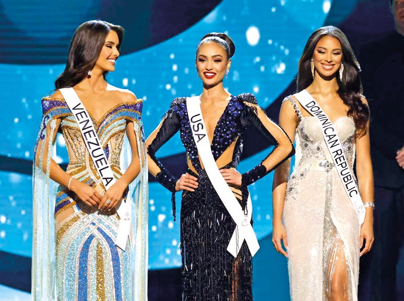 Las tres finalistas de MIss Universo