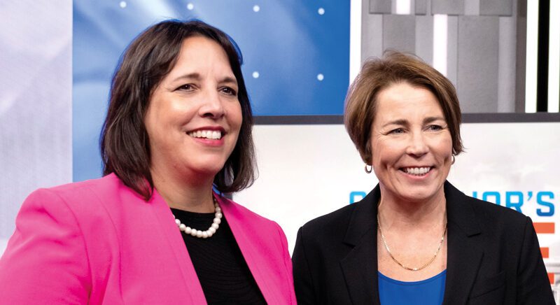 Gobernadora Healey y vicegobernadora Driscoll 