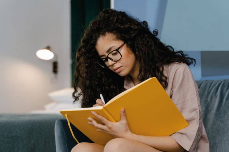 Foto de una escritora