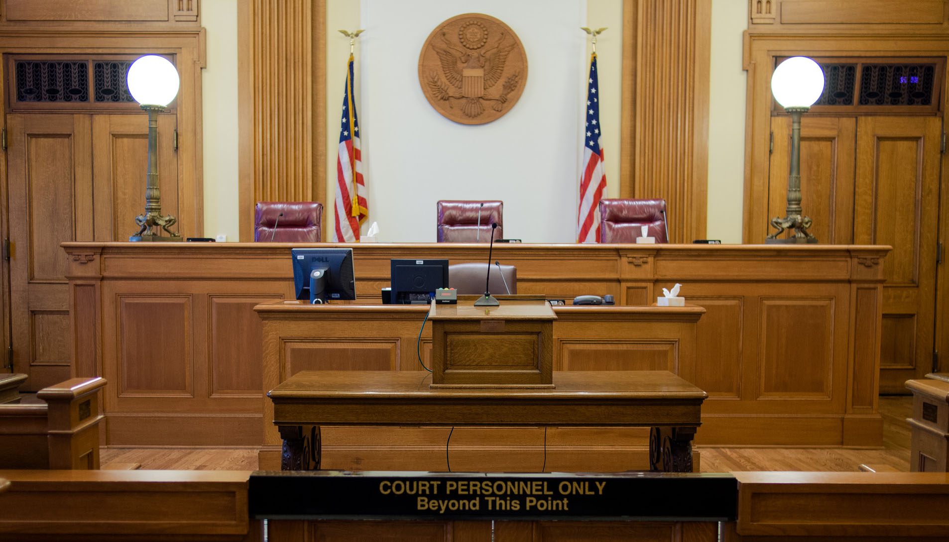 Immigration courtroom