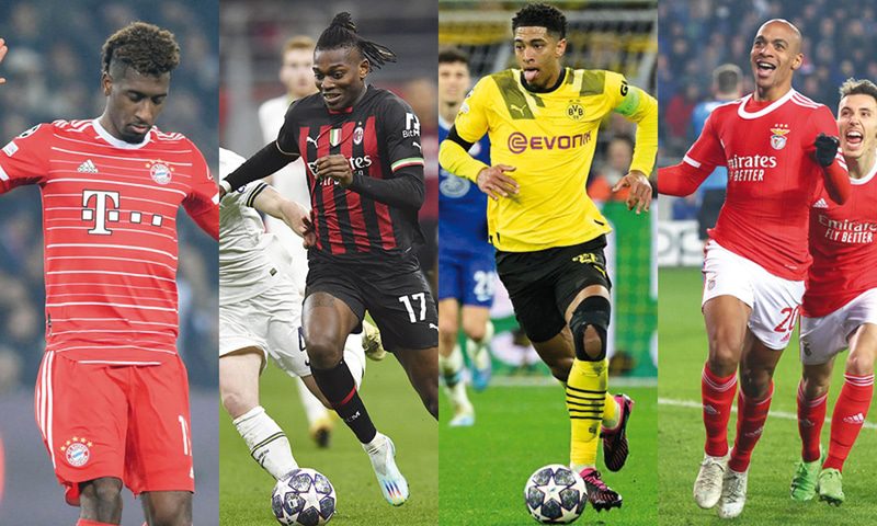 La primera tanda de partidos de los octavos de final terminaron con las victorias de Bayern, Milan, Benfica y Dortmund.