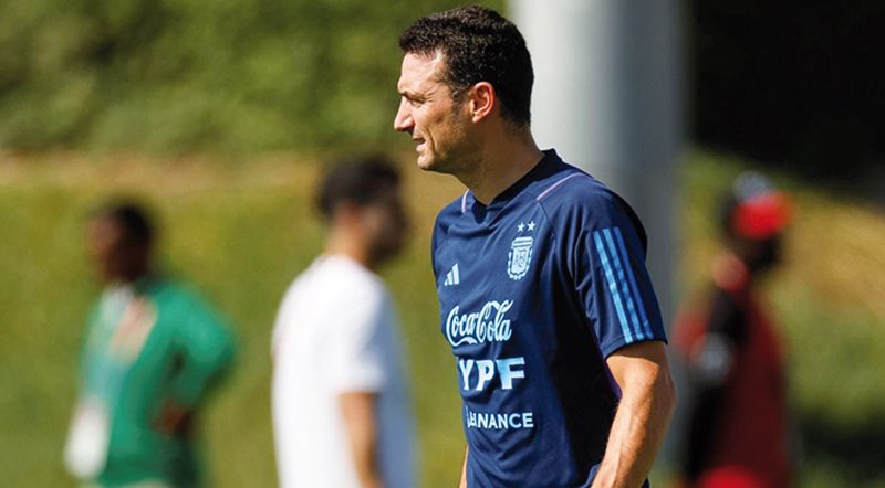 Lionel Scaloni entrenador de la seleccíon de Argentina