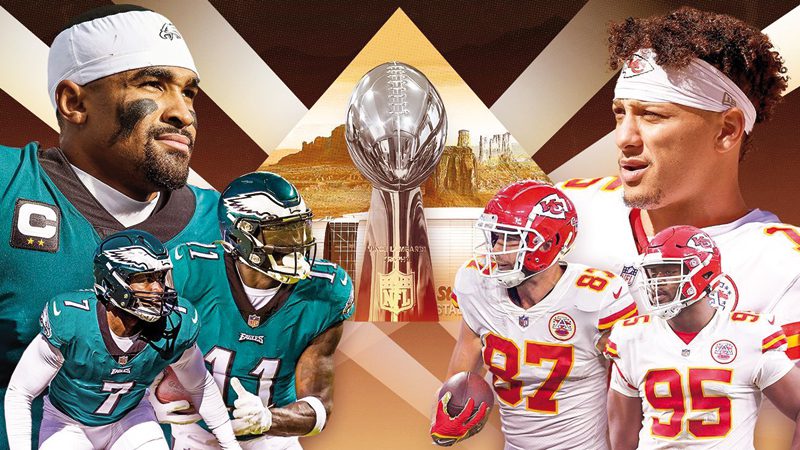 Super Bowl inédito: Chiefs enfrentarán a los Eagles  