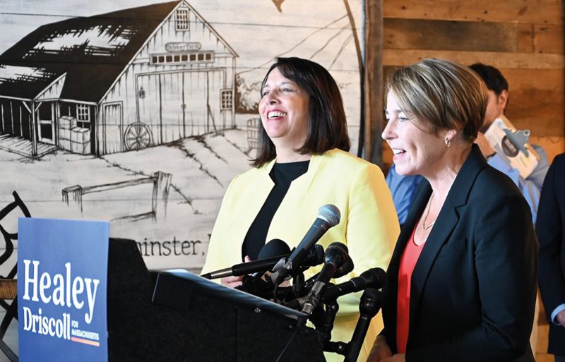 Maura Healey Gobernadora de Boston con Kim Driscoll