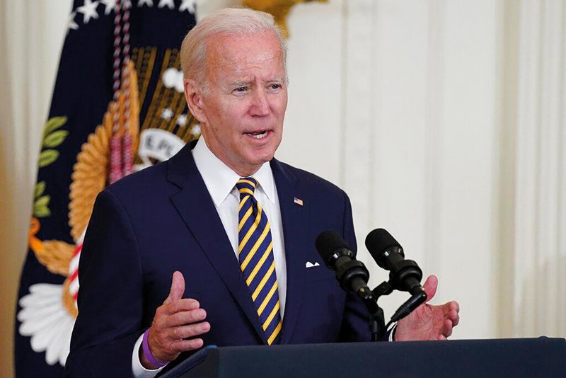 Presidente Joe Biden en su discurso del Estado de la Unión