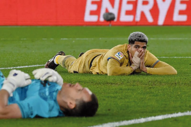 Ronald Araujo se lamenta un oportunidad perdida