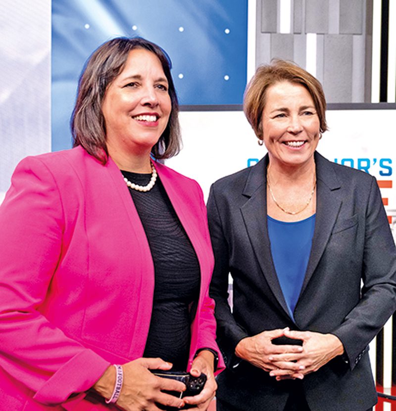 Gobernadora Maura Healey y vice gobernadora Kim Driscoll