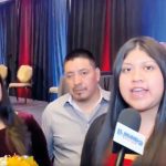 Yocilin Solis emocionada con su familia