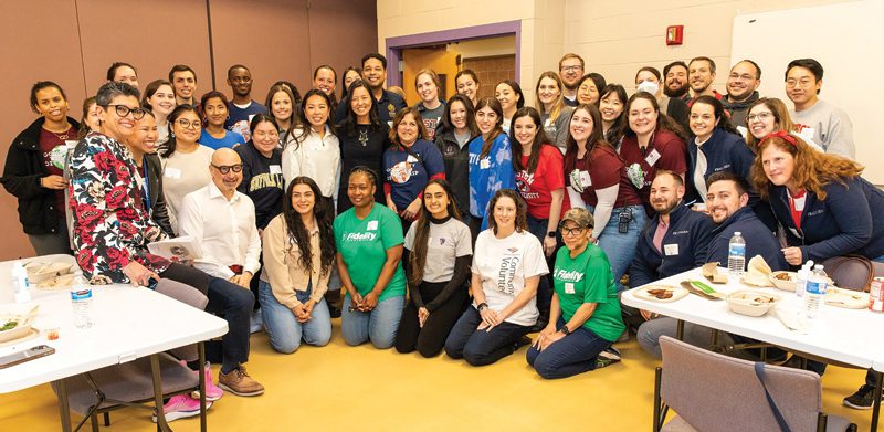 El "Día de la Ciudadanía" en Boston que se celebra todos los años en el Reggie Lewis Center de Roxbury en una colaboración entre Project Citizenship, Eastern Bank y la ciudad de Boston.