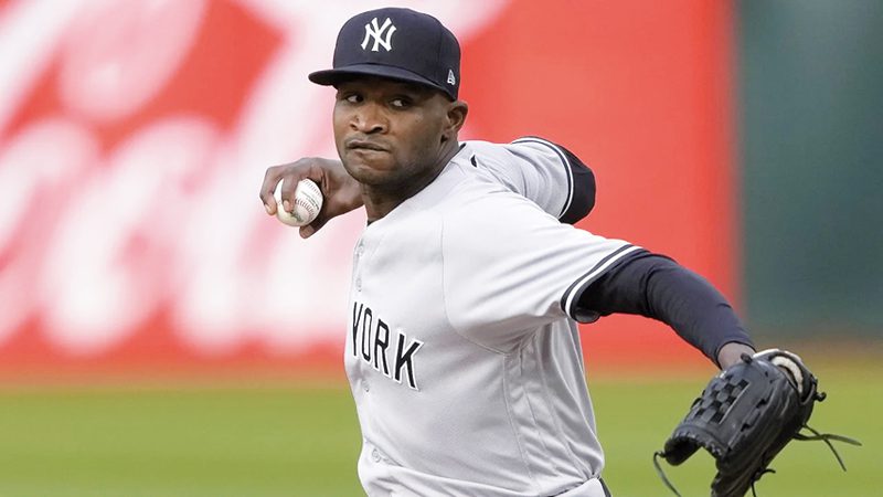 Domingo German de los Yankees de Nueva York