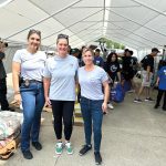 Massachusetts Association of Women in Law Enforcement MAWLE: Sergeant Maria Nacopoulos, Reading Police Department; Lieutenant Marie Cleary, Wellesley PD President of MAWLE; Deputy Chief Christine Amendola,Reading Police Dept.