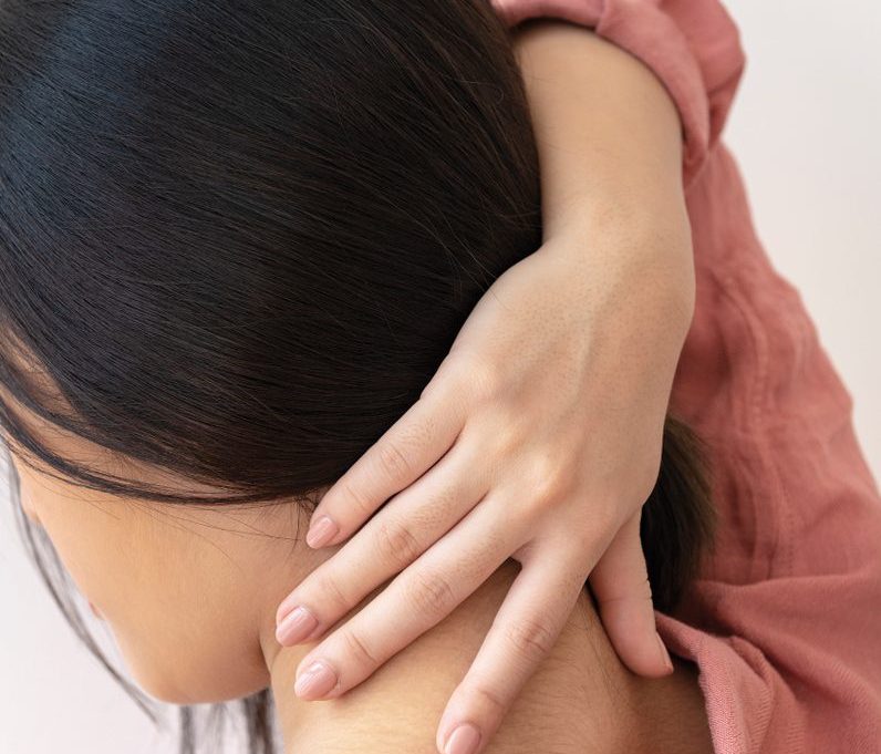 Mujer con Fibromialgia