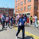 Izamiento bandera dominicana en Boston