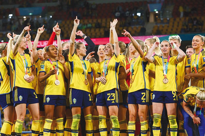 Suecia queda tercer lugar