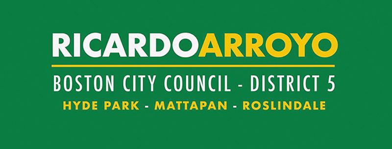 Concejal Ricardo Arroyo
en campaña por la reelección