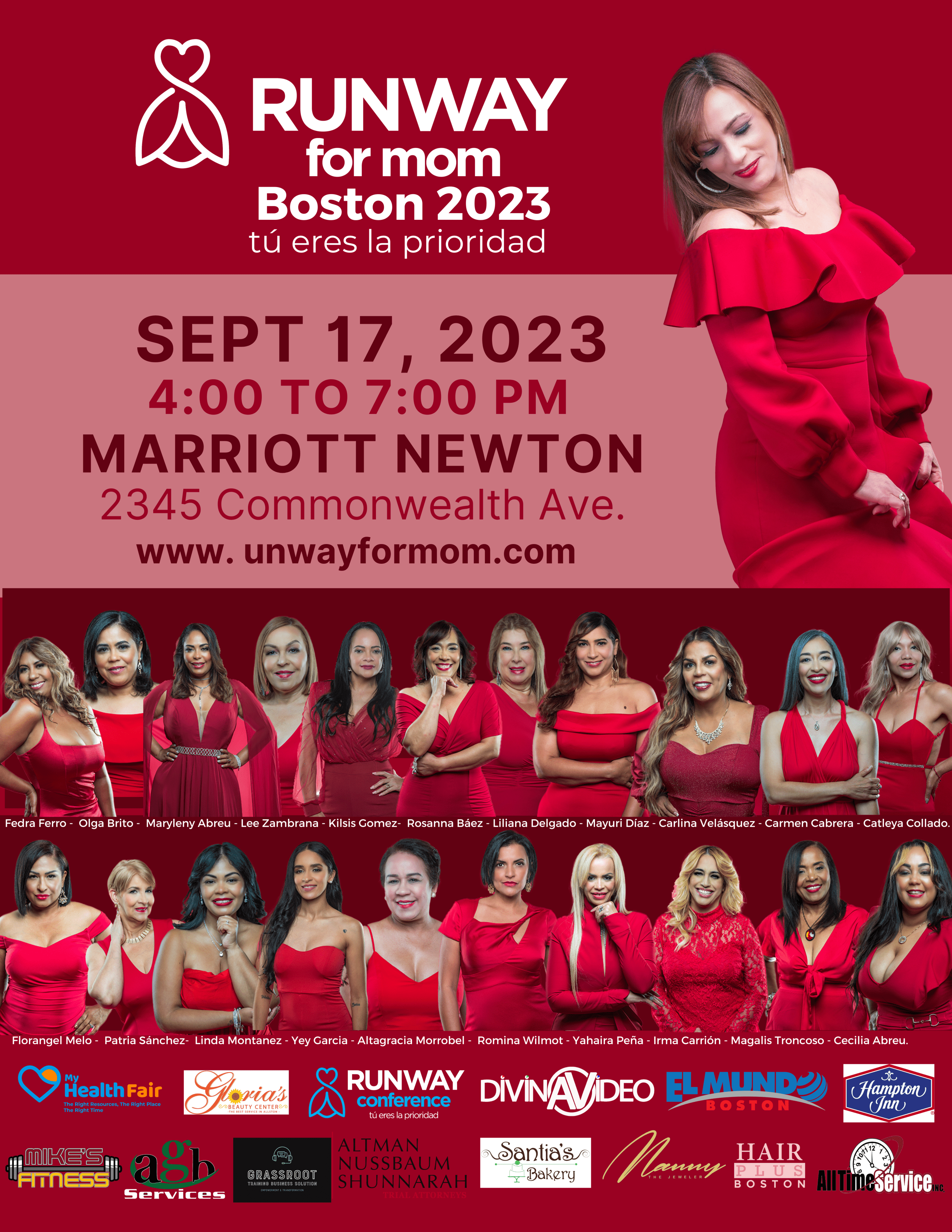 Runway For Mom flyer