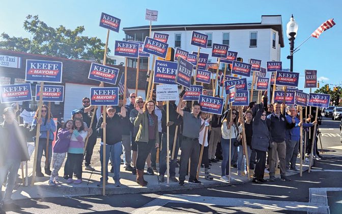 Se afianza campaña de
Patrick Keefe para alcalde