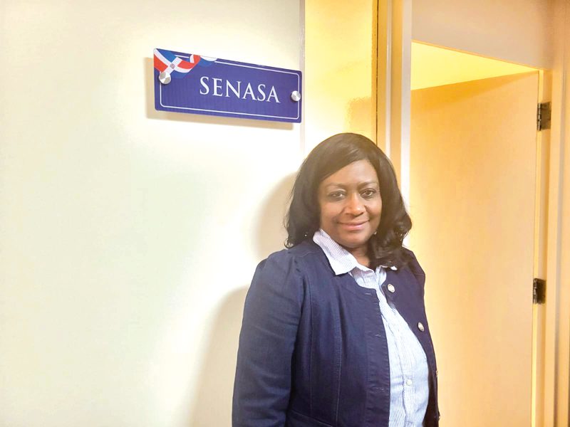 María Peña, encargada de Senasa.
