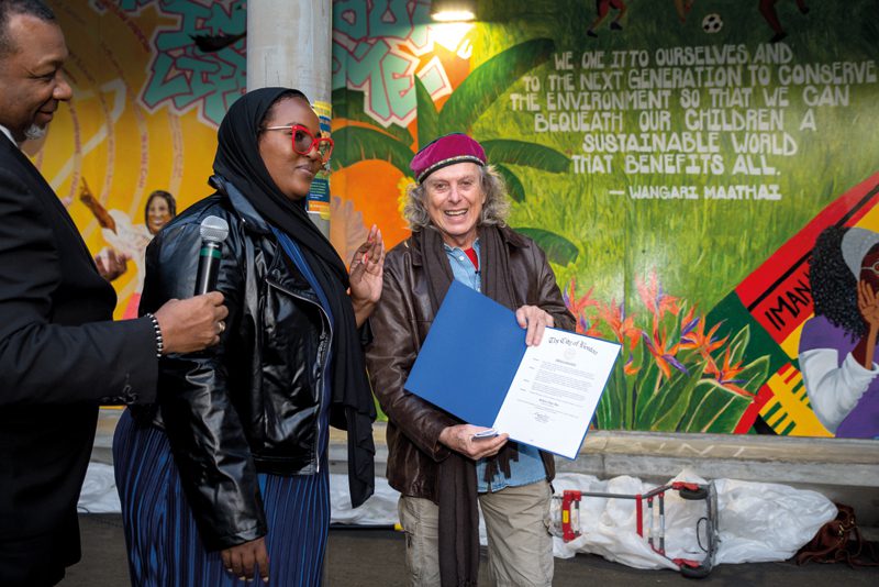 Roxbury Community College inaugura mural