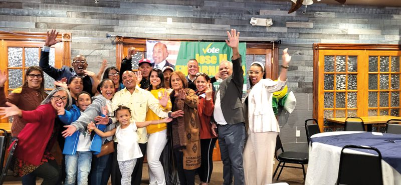 José Manuel Encarnación,
candidato a concejal de Lynn