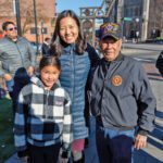 November 11, 2023 - Mayor Michelle Wu visits the Puerto Rican Veterans Memorial in the South End to pay tribute to the Puerto Rican men and women who have served in the armed forces.