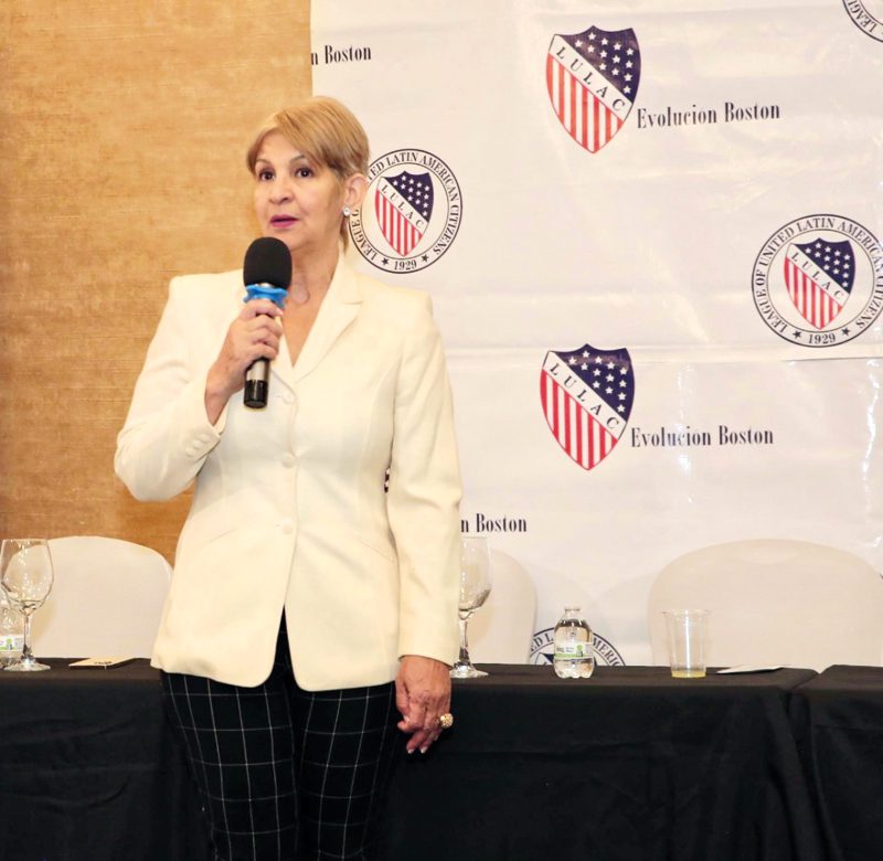 Patria Sánchez, presidenta de LULAC Evolution Boston
