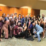 TAG Alumni. L to R Top: Lisette Castillo, Jolgorio Committee mbr; Nigel Roselló Cornier, TAGa Board Mbr; Lindsay Thornquist, Eleni Saridis; Joanne Gomes; Jhadley Sanchez; Nataniel Pimentel; Alejandro Rodriguez; Alexis Nunes; Andreya Evora; Haris Hardaway. L to R 2nd Row: Renee Omolade; Darnley Pierre; Eileen Lara; Elisabeth Sacco; Eroc Arroyo Montano; Donaxi Tábora; Maria Luisa Cordero; Nahiely Isel Henriquez Tábora; Emely Castillo; Nayla Anderson. Bottom: José López, TAGa General Counsel; Ilyitch Nahiely Tábora; Adonis Peña