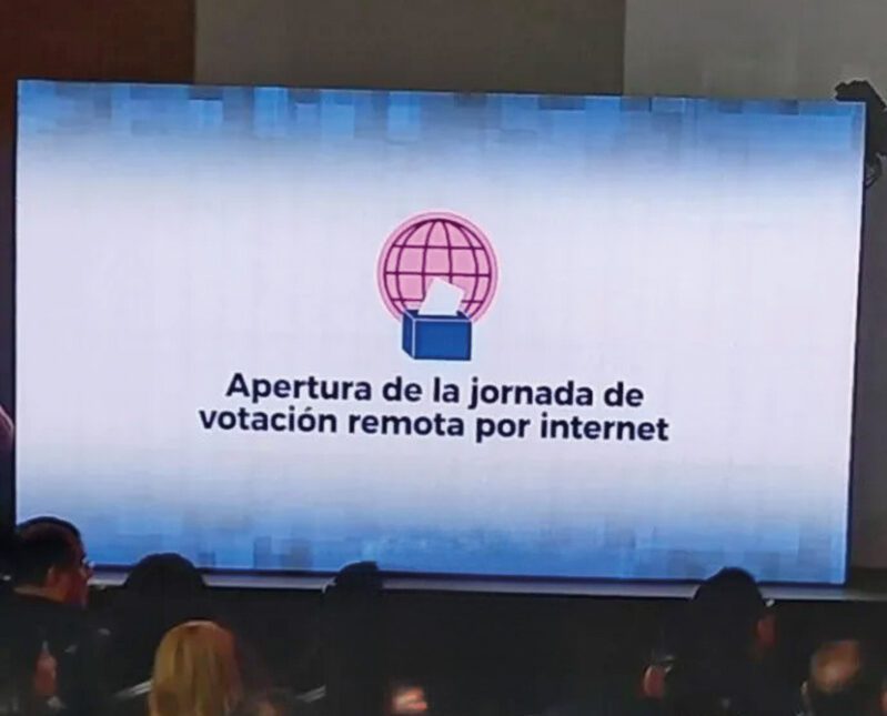 Comienza votación por internet
por elecciones en El Salvador