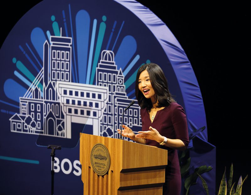 (Boston, MA 1/9/24) Mayor Michelle Wu’s State of the City at the MGM Music Hall.