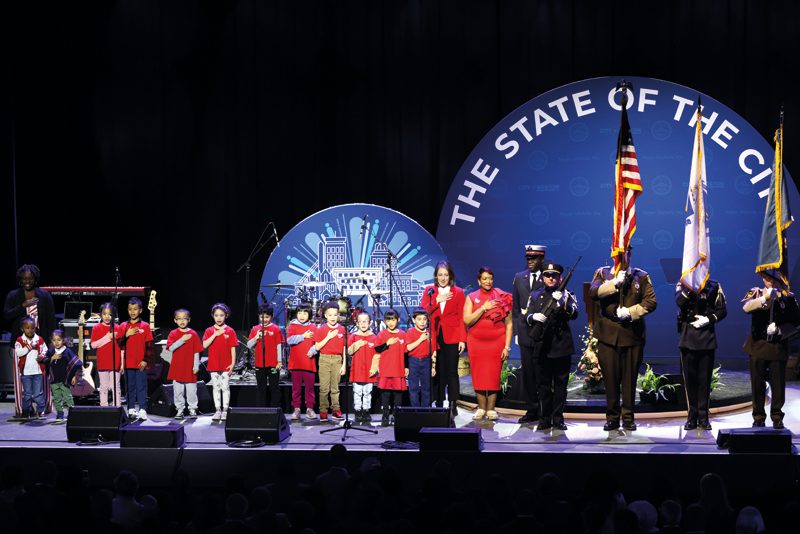 (Boston, MA 1/9/24) Mayor Michelle Wu’s State of the City at the MGM Music Hall.